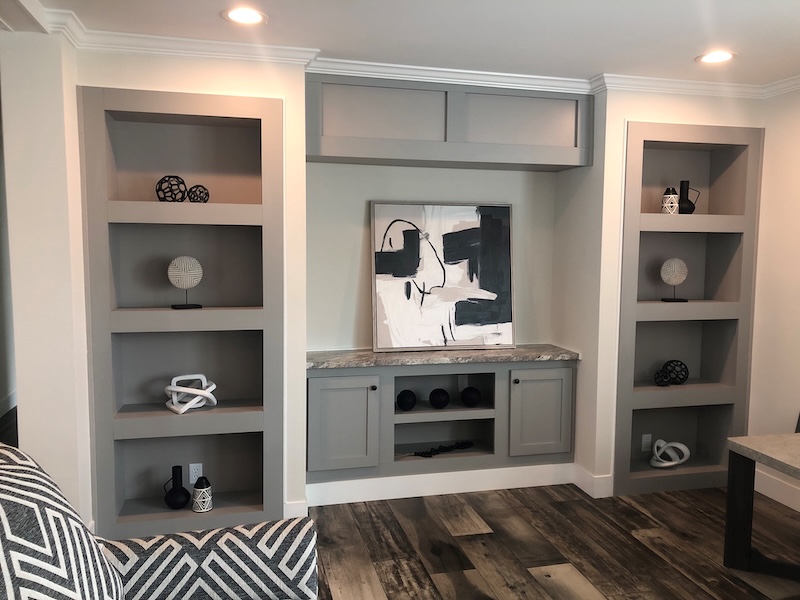 ETC with Soffit & Open Shelf Bookcases