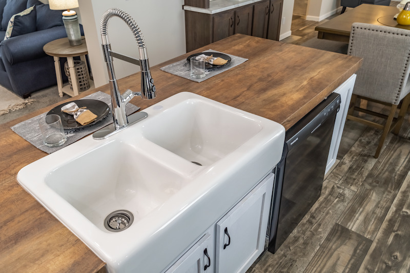 White Acrylic Farm Sink